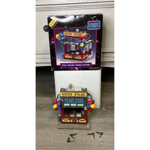 Lemax Millenium 2000 Celebration News Stand